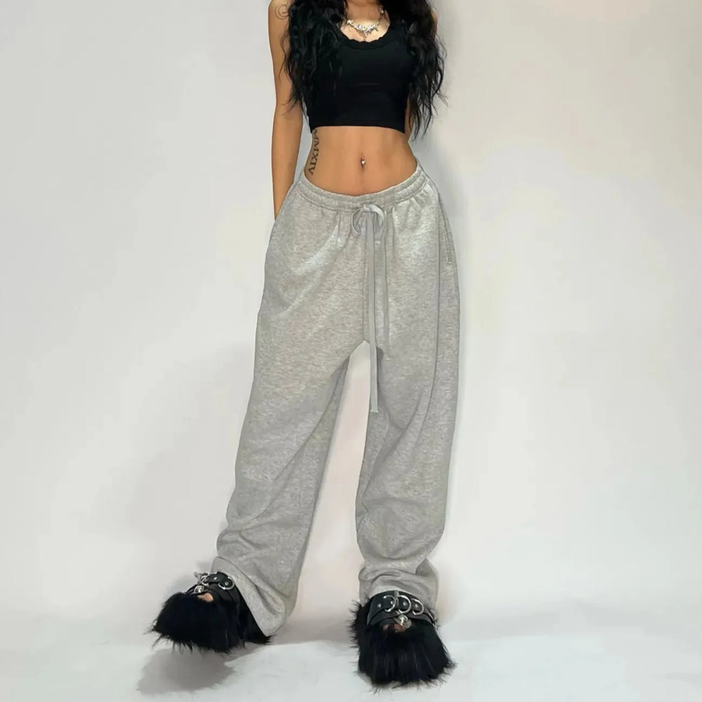 Striped Loose Fit Street Sweatpants 🖤