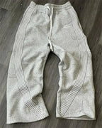 Striped Loose Fit Street Sweatpants 🖤