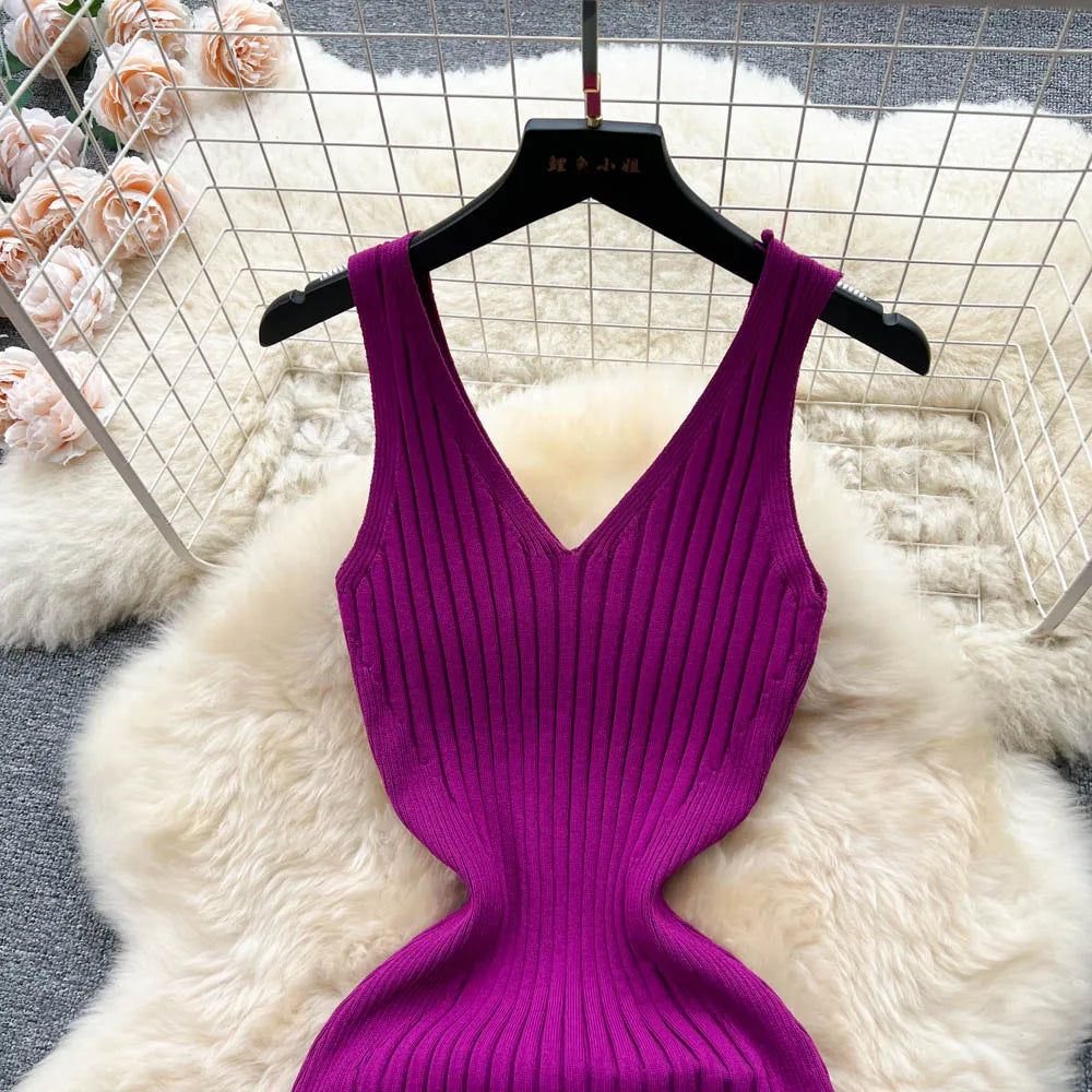 Chic Wrap Split Bodycon Maxi Dress ✨