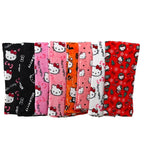 Stay Cozy in Style – Hello Kitty Cloud-Soft Flannel Pajama Pants for Winter Nights