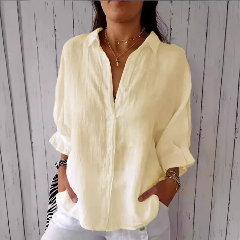 Cotton Linen Loose Street Tee ☀️✨
