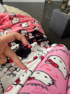 Y2K Hello Kitty Cartoon Pajama Pants – Women’s Casual Home Loungewear