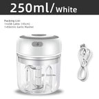 Electric USB Garlic & Veg Chopper 250ML 🧄⚡ | Fast & Easy ✨