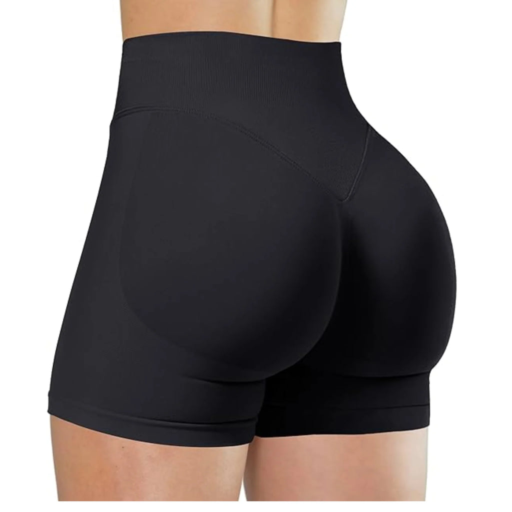 High-Waisted Sculpt Yoga Shorts ✨