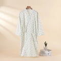 Japanese-style kimono pajamas summer new 100% cotton gauze pajamas nightgown ladies SPA yukata homewear long pajamas women