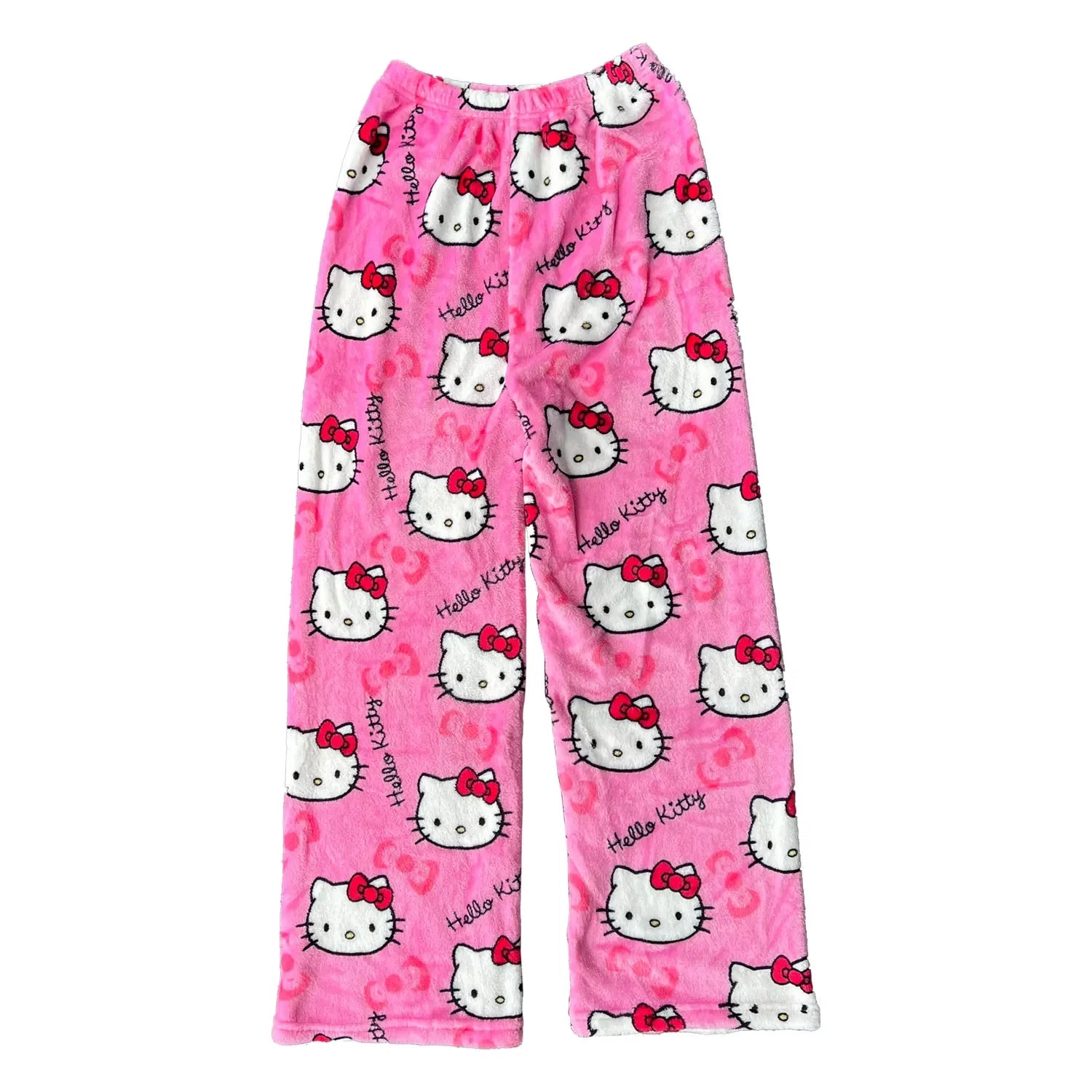Y2K Hello Kitty Cartoon Pajama Pants – Women’s Casual Home Loungewear