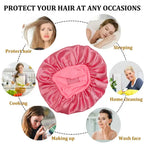 Luxury Satin Sleep Cap – Anti-Frizz Hair Bonnet for Women