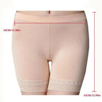Women’s Plus Size Safety Shorts – Soft Modal Lace Underwear Shorts (40–100kg Fit)