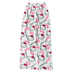 Y2K Hello Kitty Cartoon Pajama Pants – Women’s Casual Home Loungewear