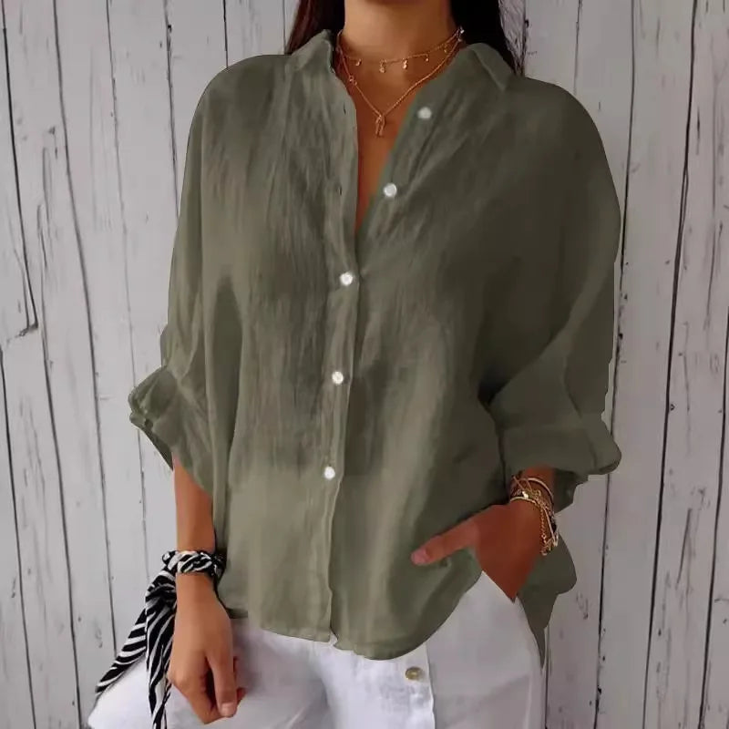 Cotton Linen Loose Street Tee ☀️✨