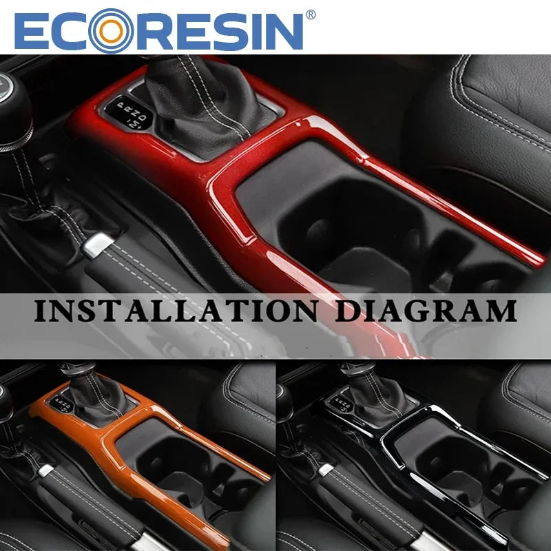 Premium Center Console Trim Cover – Interior Upgrade for Jeep Wrangler JL/JLU & Gladiator JT