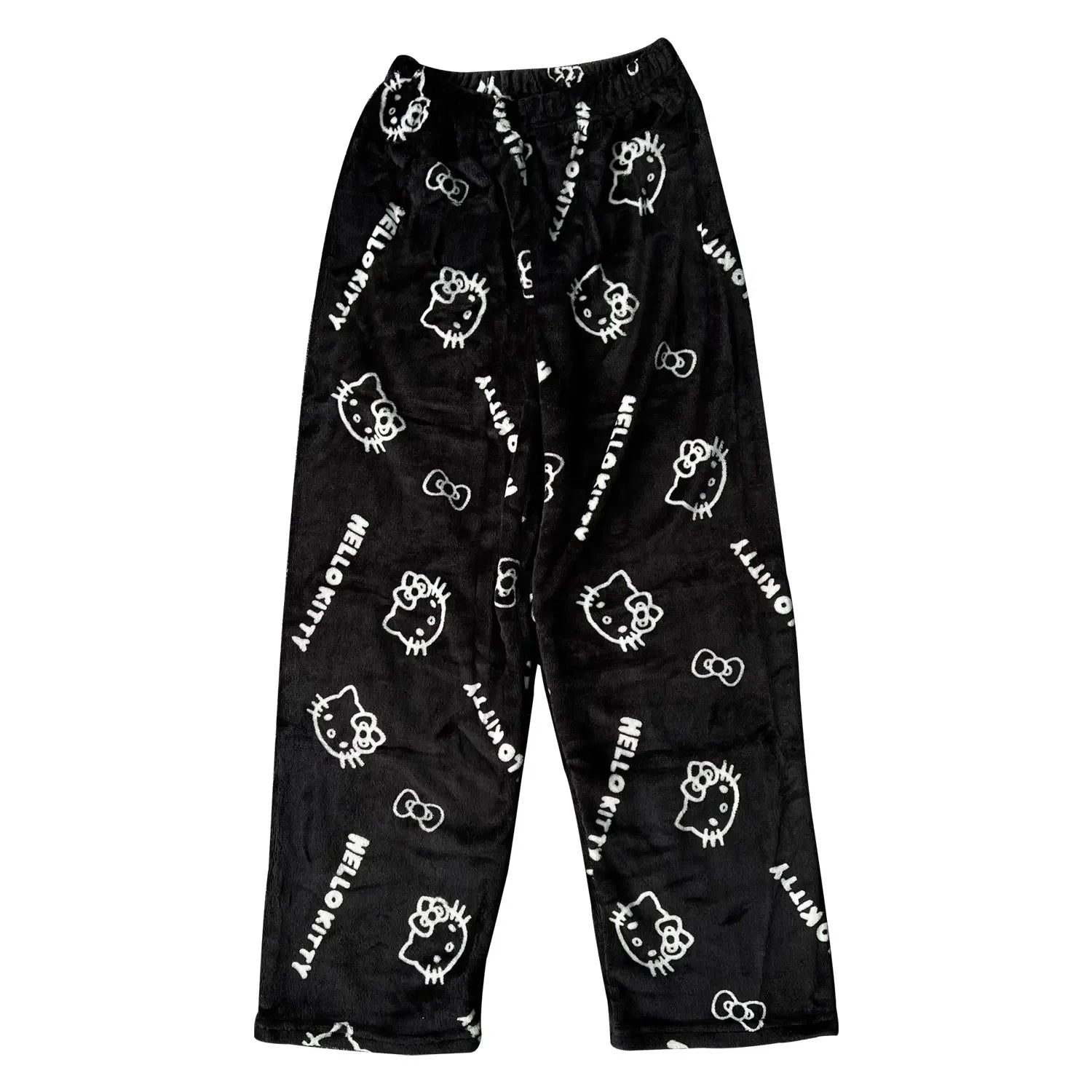 Y2K Hello Kitty Cartoon Pajama Pants – Women’s Casual Home Loungewear
