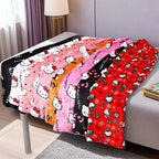Y2K Hello Kitty Cartoon Pajama Pants – Women’s Casual Home Loungewear