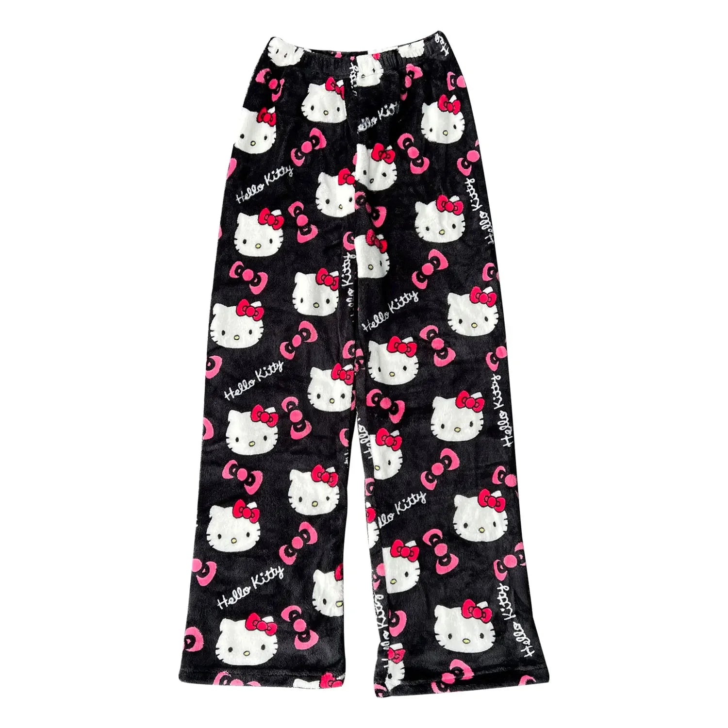 Y2K Hello Kitty Cartoon Pajama Pants – Women’s Casual Home Loungewear