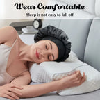 Luxury Satin Sleep Cap – Anti-Frizz Hair Bonnet for Women
