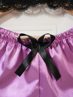 Women’s 4-Piece Satin Pajama Set – Silk Robe, Nightgown & Lace Sleepwear Set