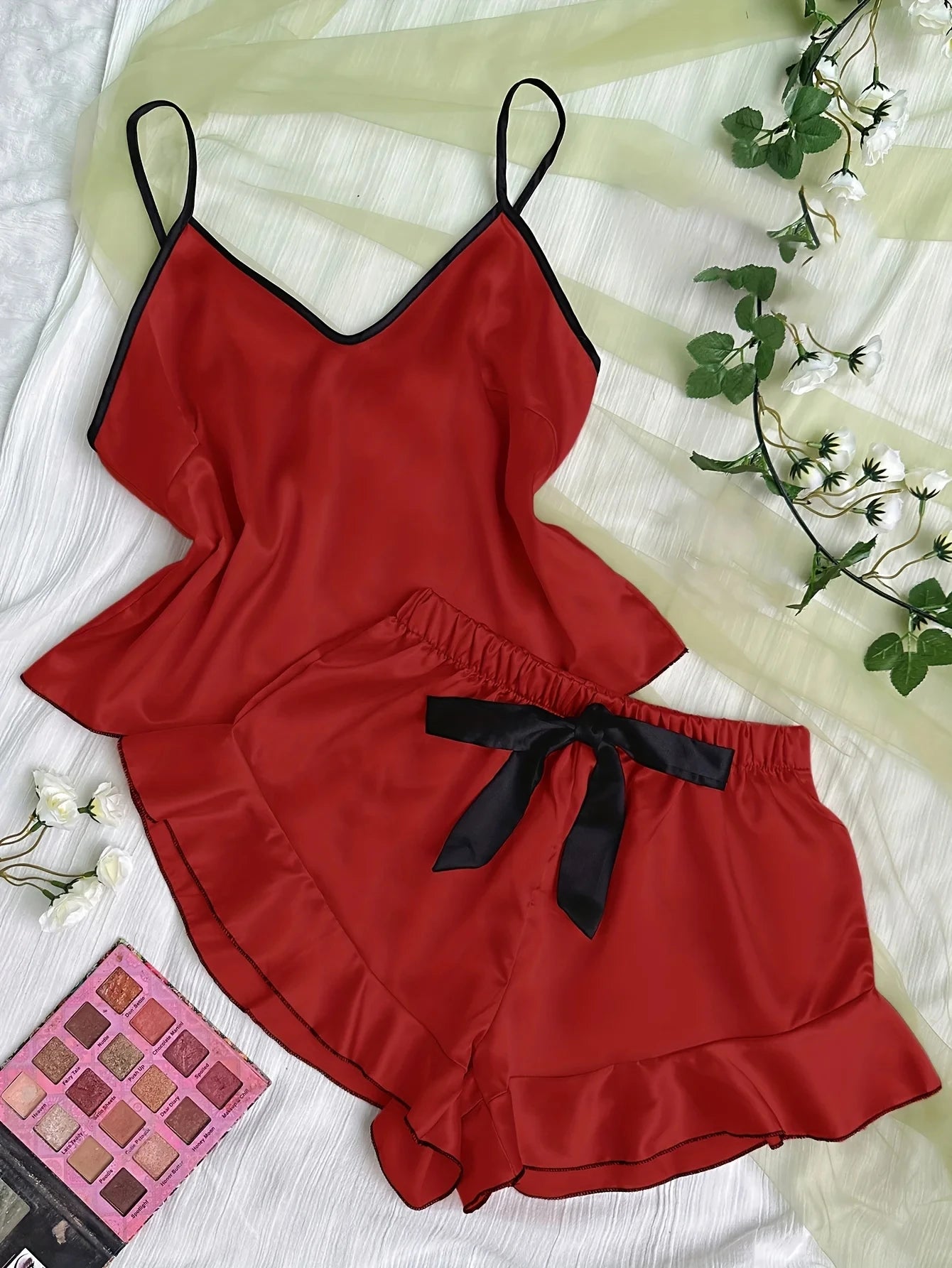 Women's Smooth Satin Pajamas