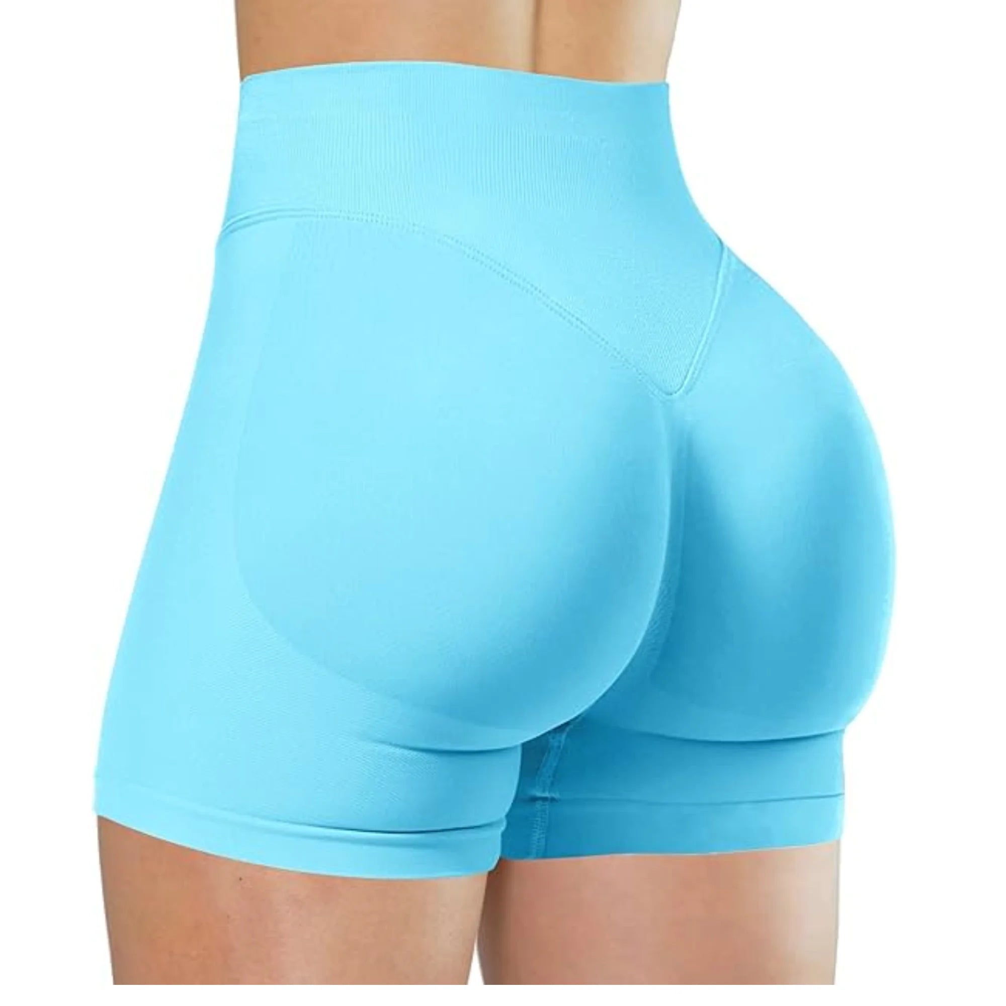 High-Waisted Sculpt Yoga Shorts ✨