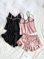 Women's Smooth Satin Pajamas