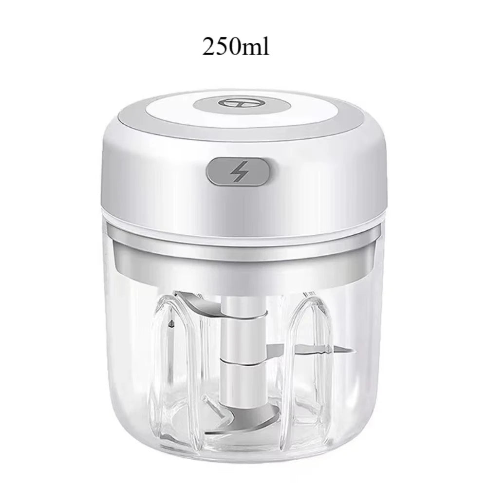 Electric USB Garlic & Veg Chopper 250ML 🧄⚡ | Fast & Easy ✨