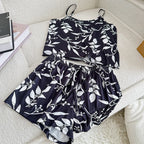 Women’s Satin Pajama Set – Ice Silk Top & Shorts Loungewear Set