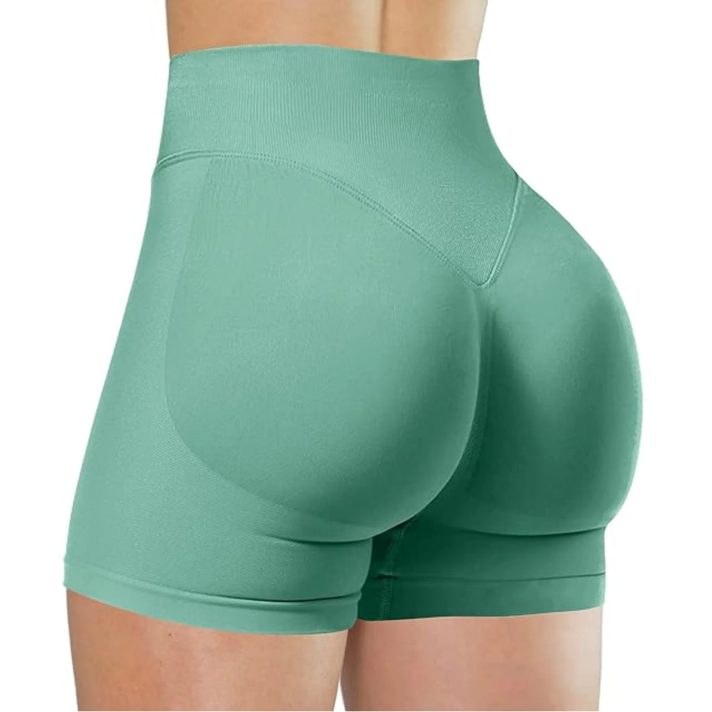 High-Waisted Sculpt Yoga Shorts ✨