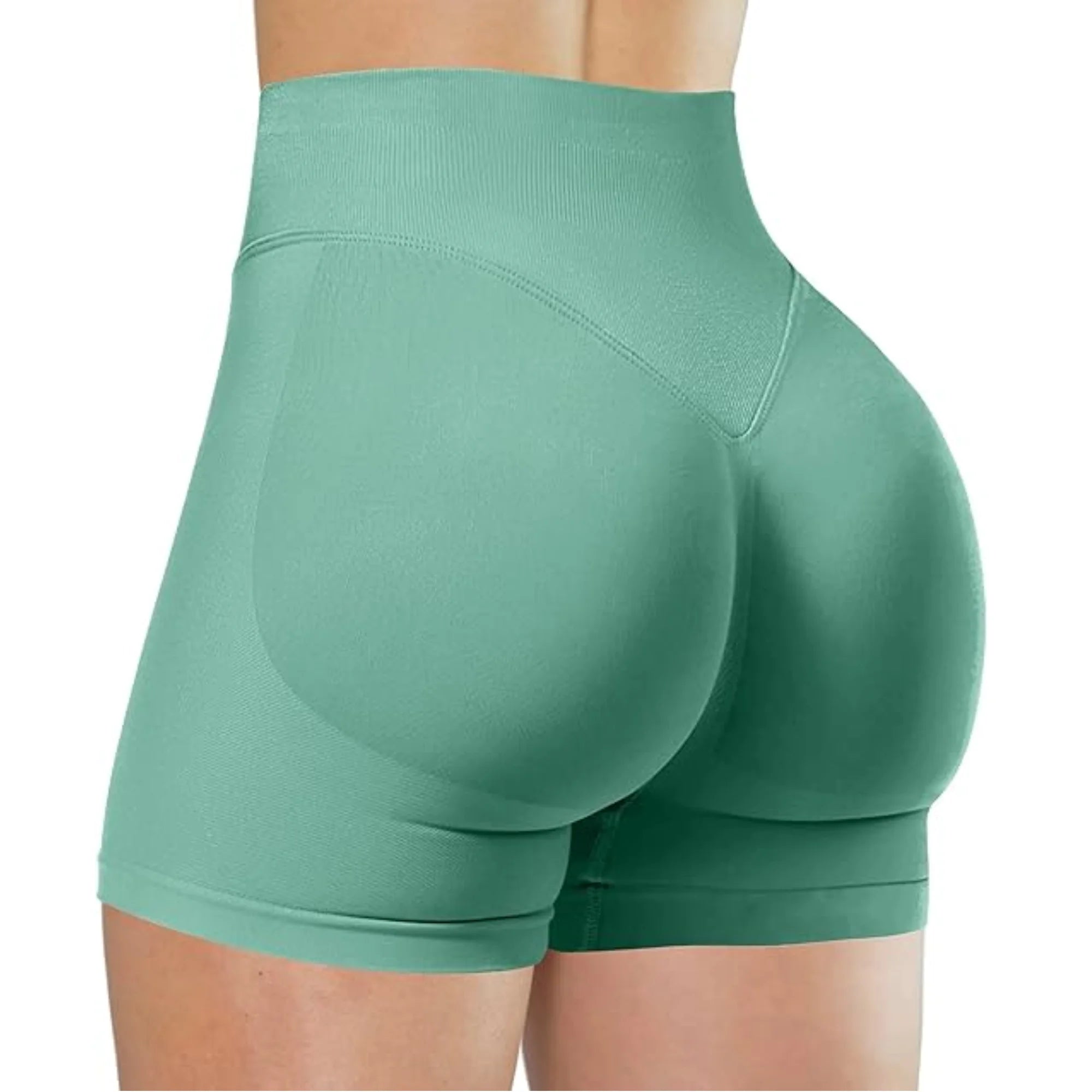 High-Waisted Sculpt Yoga Shorts ✨