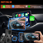Getpairr Wireless Carplay Adapter Screen Mirroring Touch Car Accessories Video Box iOS & Android Mirroring for VW Audi Benz Toyo