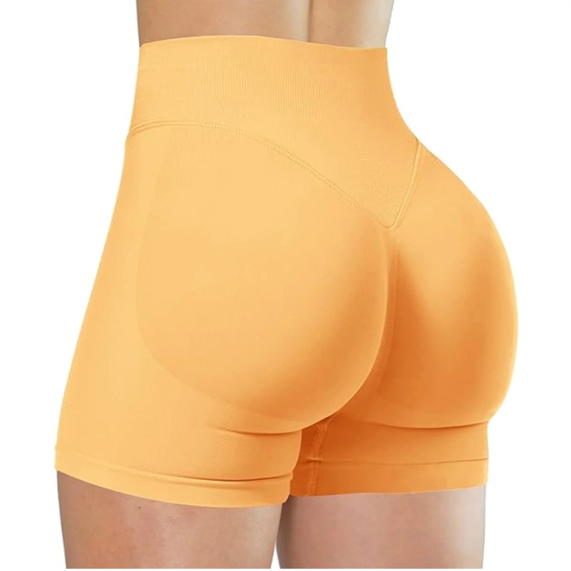 High-Waisted Sculpt Yoga Shorts ✨