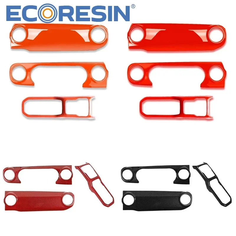 Premium Center Console Trim Cover – Interior Upgrade for Jeep Wrangler JL/JLU & Gladiator JT