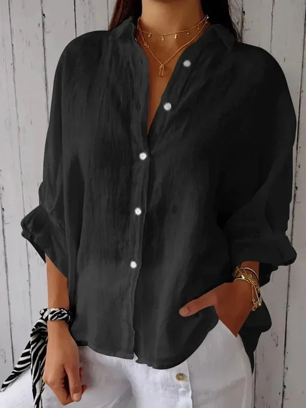 Cotton Linen Loose Street Tee ☀️✨