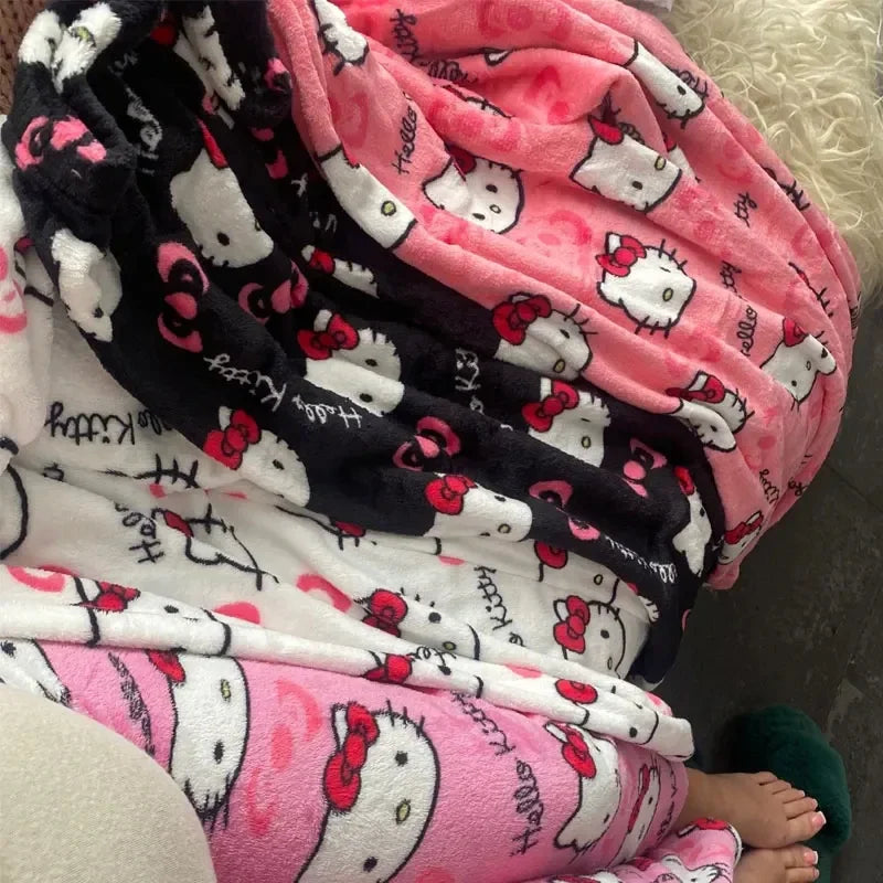 Y2K Hello Kitty Cartoon Pajama Pants – Women’s Casual Home Loungewear